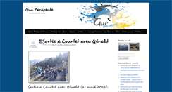 Desktop Screenshot of gucparapente.fr